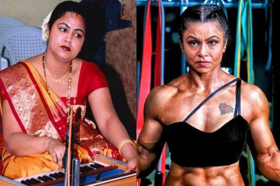 Everyone is surprised to see the six pack of this 47-year-old woman, also gives training to Bollywood actresses