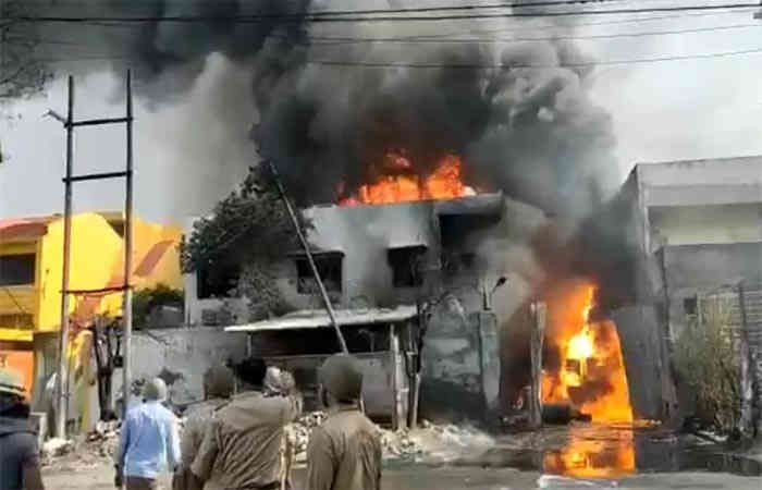 Fire breaks out in Tamil Nadu's firecracker factory on the first day of the new year, three killed