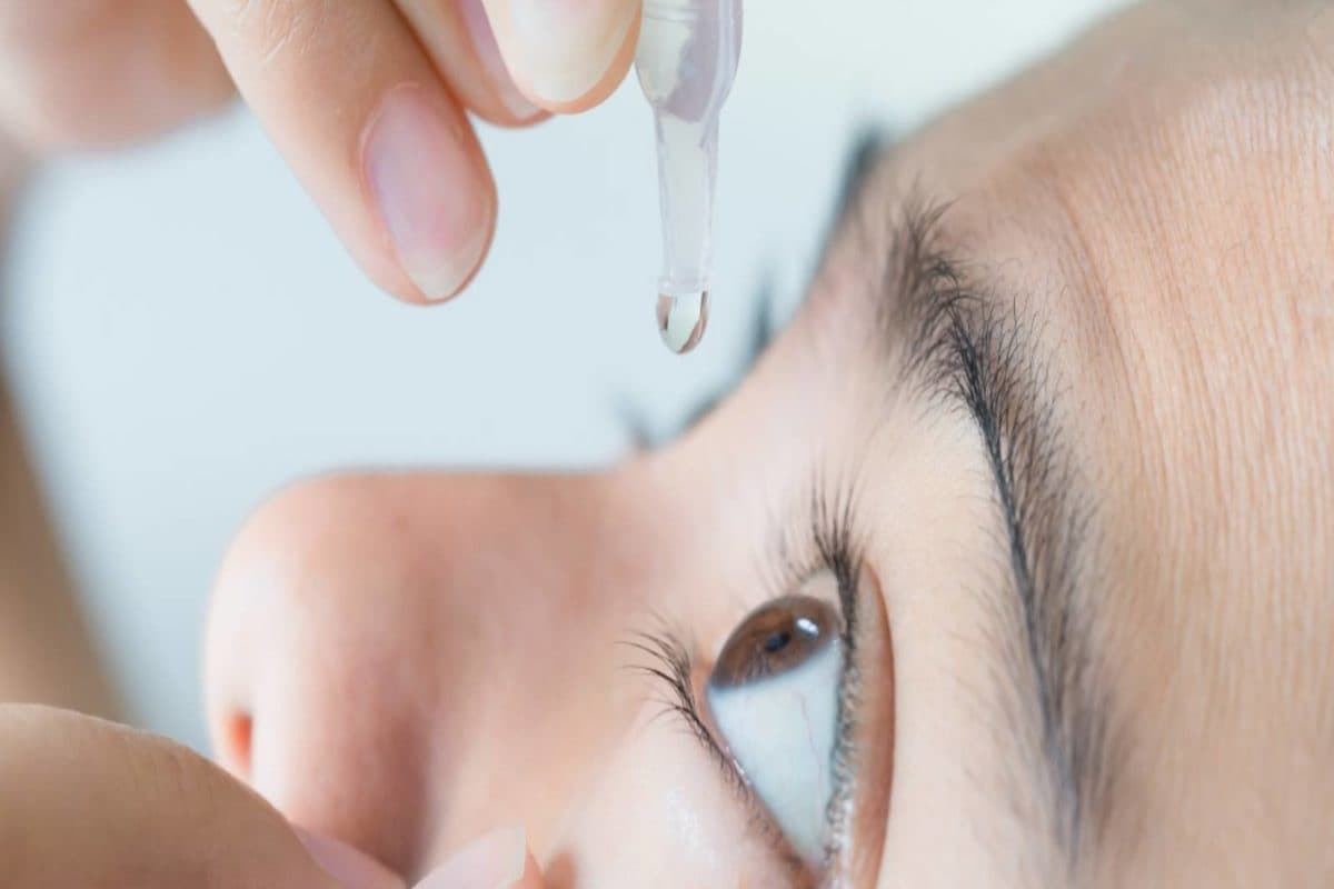 Wow!  Putting this eye drop in your eyes will make your eyesight sharper!