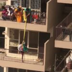 Seeing the audacity of the mother in the video, if you do not stop breathing, then say;  The son was hung from the balcony of the 10th floor.