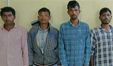 ेबीजापुर में तीन स्थानों से छह नक्सली गिरफ्तार