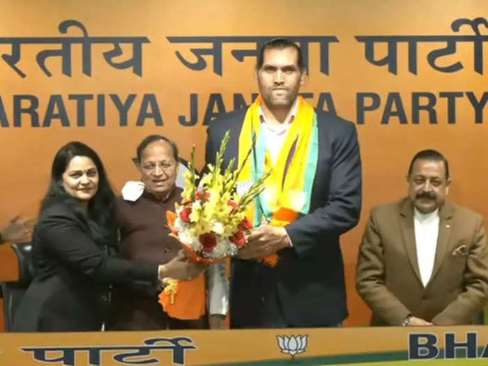 The Great Khali has also become of BJP!