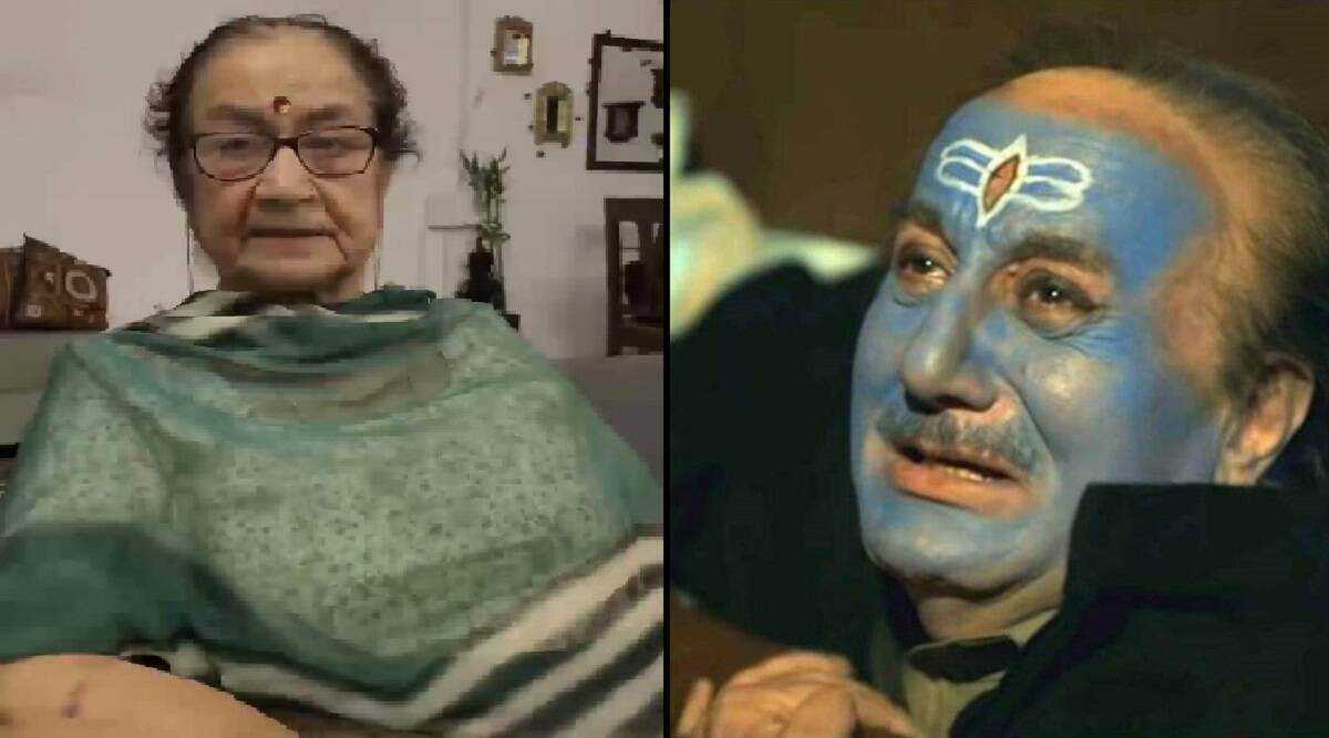 Anupam Kher and his Mother