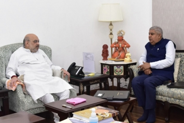 Bengal Governor met Amit Shah, apprised him of the ground situation in the state - India News in Hindi