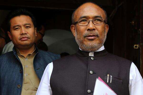 Biren, Biswajit again reach Delhi to discuss government formation in Manipur - Imphal News in Hindi