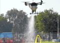 Gwalior Drone News: छात्रों ने सीखी ड्रोन से फंगीसाइड के छिड़काव की तकनीक
