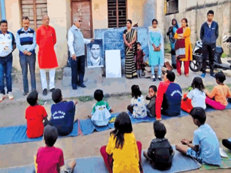 Gwalior Mazdoor Sevarth Pathshala: व्याख्यान माला के माध्यम से बच्चों में राष्ट्रप्रेम की भावना जगाने का प्रयास