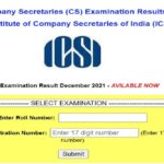 ICSI CS Result 2021। ICSI CS। ICSI