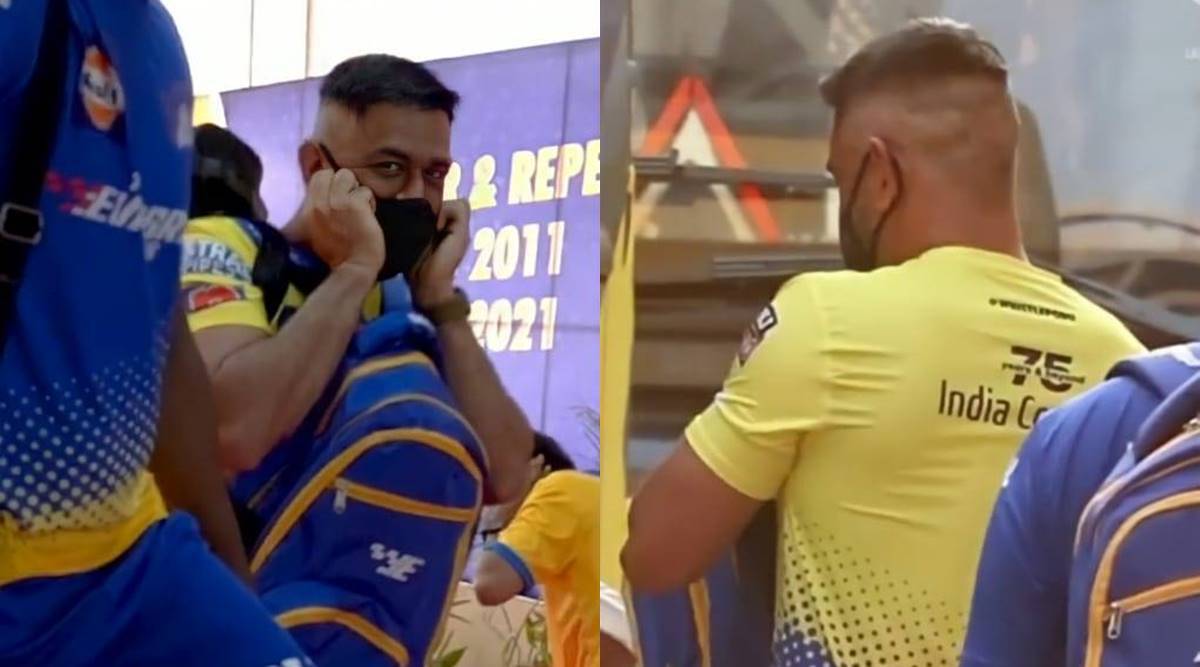 MS Dhoni Changed Look Hairstyle Watch Video Surat Grand Welcome IPL 2022