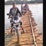 Jharkhand, Crowdfunding, Villagers build bridge, Ajay River, Kasta village, Jamtara