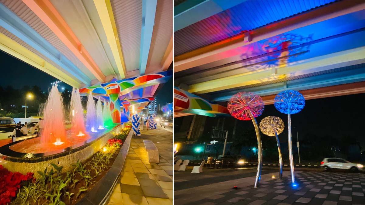 Mumbai Flyovers Colorful |  Mumbai's flyovers will be colorful, painted according to the theme of birds, forests and mountains.  Navabharat