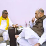 BJP preparing to give a big blow to SP alliance, Om Prakash Rajbhar met Amit Shah - Lucknow News in Hindi