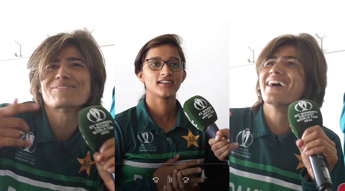 Pakistani female cricketer Ranveer Singh Gully Boy Diana Baig ICC share video Watch Video