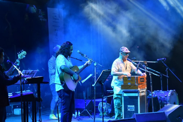 Piyush Mishra band Ballimaran performs vigorously in Rang Rajasthan - Jaipur News in Hindi
