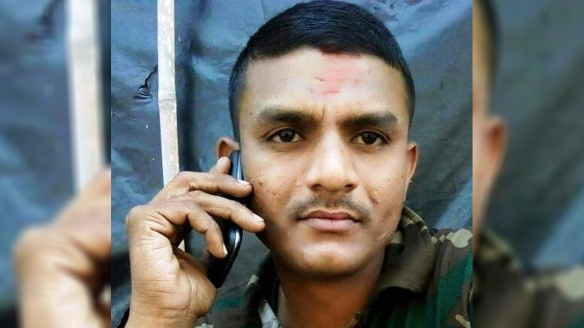 Sandeep Bhonde |  Army vehicle accident: Sandeep Bhonde, son of the district, died.  Navabharat