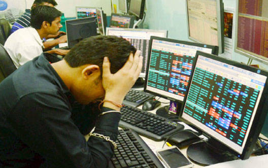 Sensex Broke Down |  There was a huge fall in the stock market, Sensex broke more than 850 points, loss of 3 lakh crores.  Navabharat