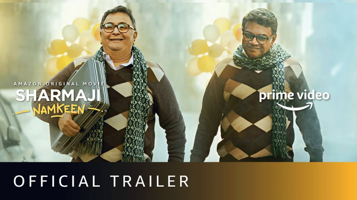 Sharmaji Namkeen Trailer |  Trailer release of Rishi Kapoor's last film 'Sharmaji Namkeen', Paresh Rawal's funny look  Navabharat