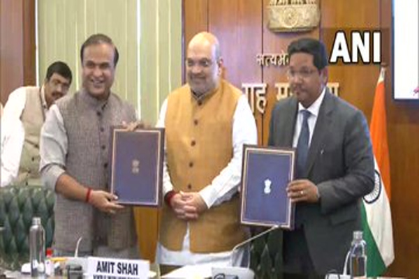 Signing of MoU between Assam and Meghalaya to resolve inter-state border issues - Delhi News in Hindi