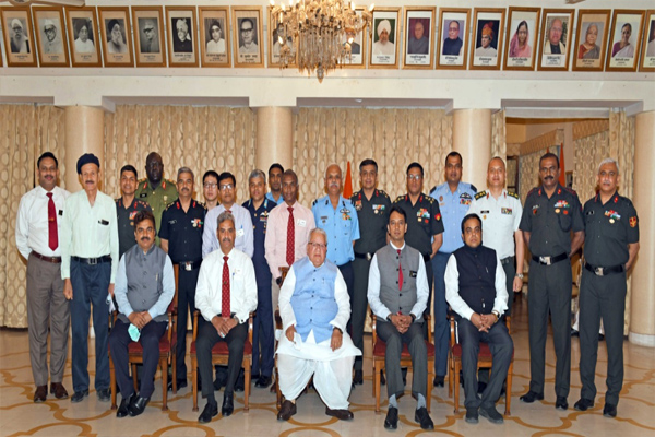 The participating officers of the 62nd NDC course who visited Rajasthan met the Governor - Jaipur News in Hindi