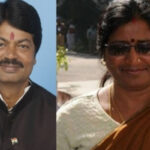 Former minister Yogendra Sao and his wife Nirmala Devi. - Ranchi News in Hindi