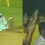IPL 2022 LSG vs CSK Ayush Badoni six hit a lady Fan in the stands Watch Video1