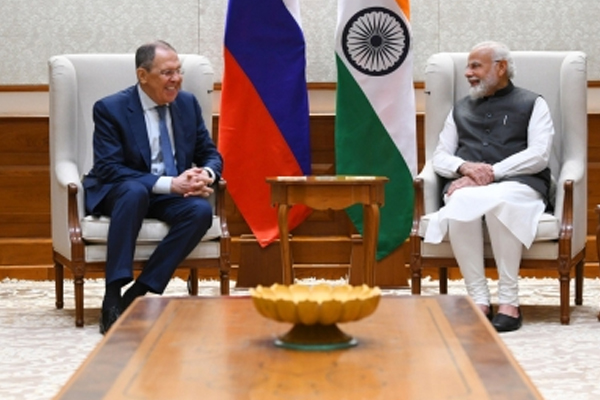 Modi meets Lavrov, reiterates call for early cessation of violence - India News in Hindi