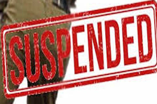 Policeman suspended for making illegal recovery through private person - Bharatpur News in Hindi