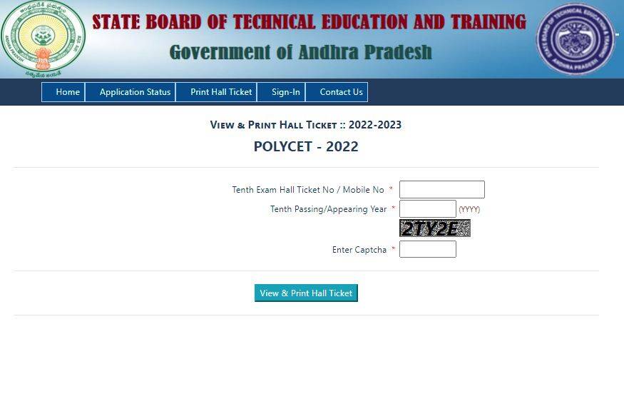 AP POLYCET Hall Ticket 2022 released at polycet.ap.nic.in how to download
