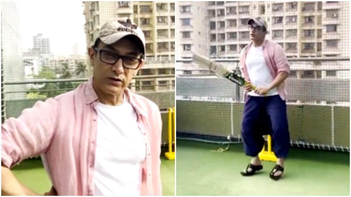 Aamir Khan |  Actor Aamir Khan showed Ravi Shastri the skill of his footwork, said - did you not see the lagan?