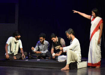 Audience enjoys play Pagla Ghoda organized at JKK - Jaipur News in Hindi