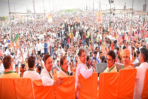 BJP holds Hunkar Rally against communal violence, temple demolition in Alwar - Jaipur News in Hindi
