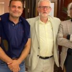BJP raises questions on Rahul Gandhi Jeremy Corbyn meeting Congress too shared a picture of PM Modi with British leader