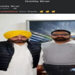 Fact Check: CM Bhagwant Mann was seen with Goldie Brar, the picture went viral, then Goldie himself told the whole truth…!!