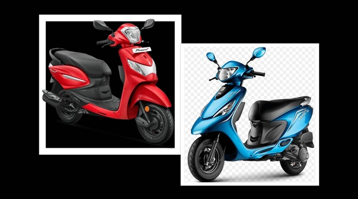 Hero Pleasure Plus vs TVS Scooty Zest which is better in weight mileage and price know here - Hero Pleasure Plus vs TVS Scooty Zest