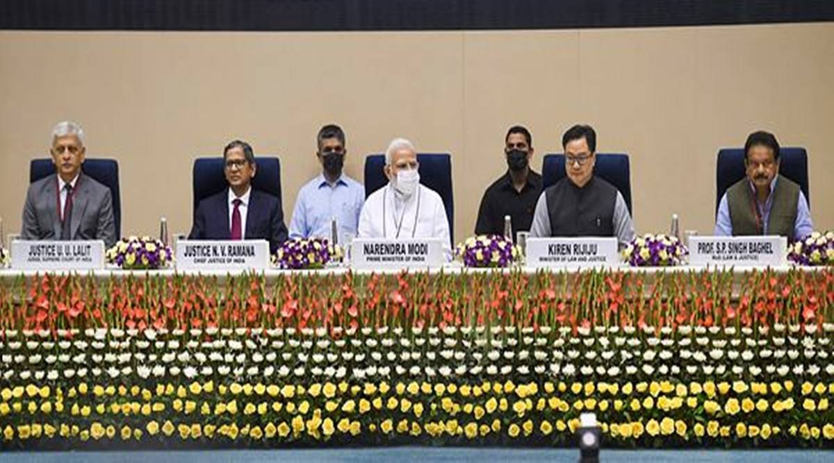 PM Narendra Modi, Chief Justice of India NV Ramana, joint conference of CMs of States & Chief Justices of High Courts