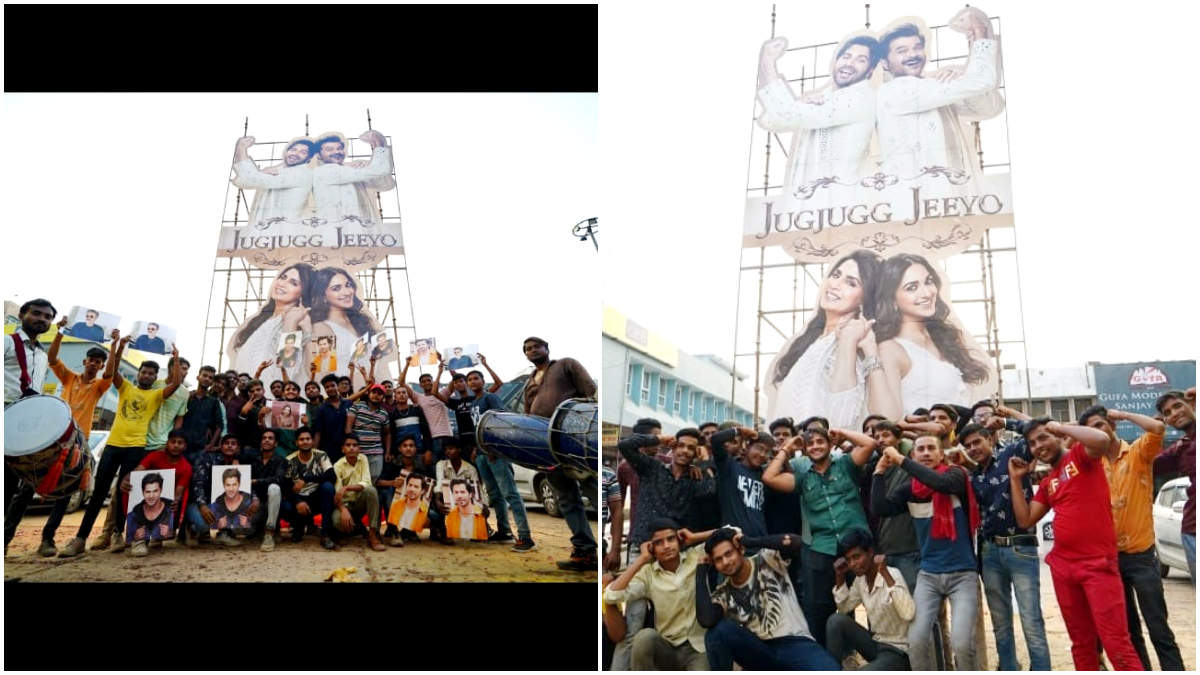 Jug Jugg Jeeyo |  Before the release of the film 'Jug Jug Jio', the audience celebrated with enthusiasm, cutouts and posters