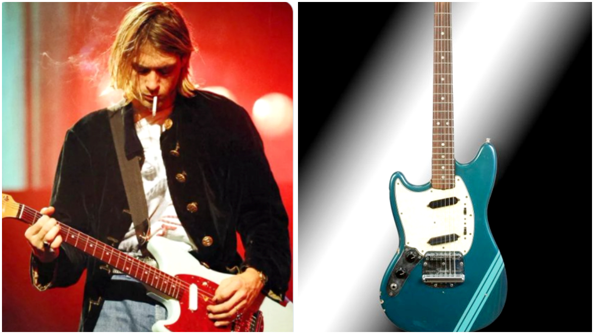Kurt Cobain |  Kurt Cobain's electric guitar sold for $4.5 million