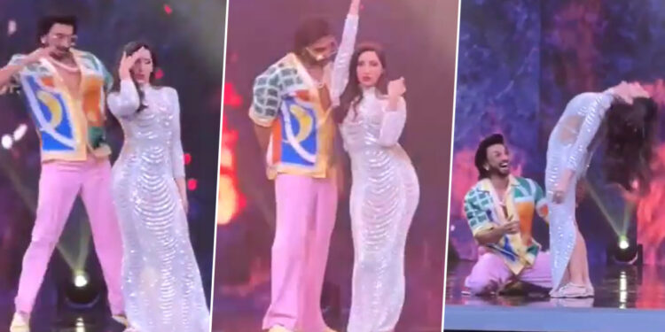 Nora Fatehi-Ranveer Sing Video |  Nora Fatehi dances with Ranveer Singh on the song 'Garmi', watch video.  Navabharat