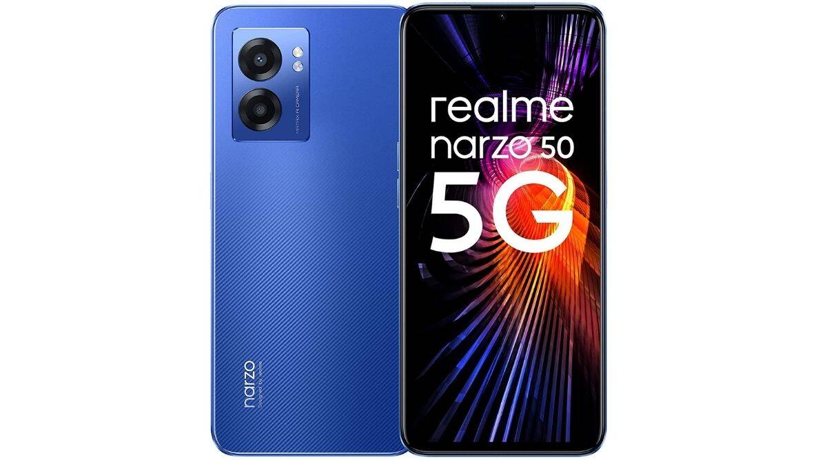 Realme Narzo 50 5G first sale today at 12 pm on amazon india realme store price 15999 rs features specifications bank offers