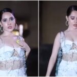 Urfi jawed wore dress made of broken pieces of glass shared video on instagram