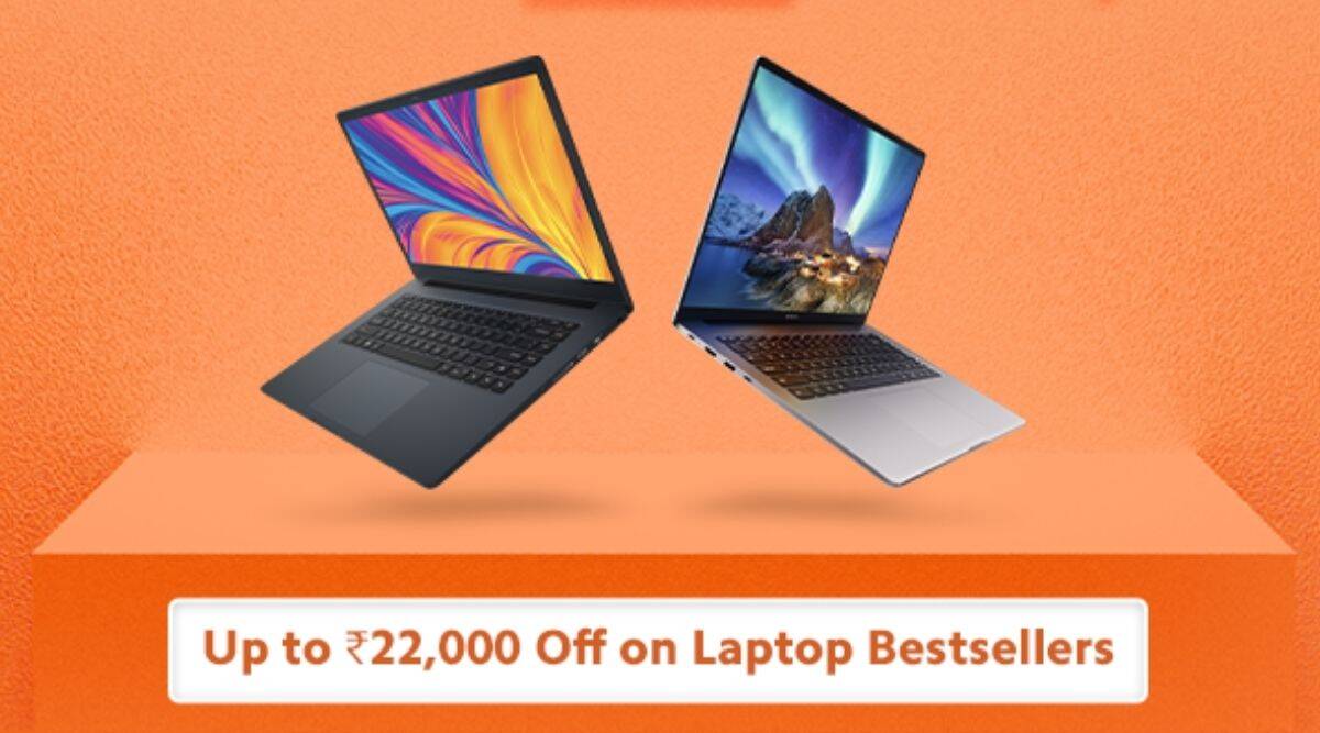 Xiaomi Mega sale live 22000 rupees off on redmibook mi notebook laptops know deals and discount details