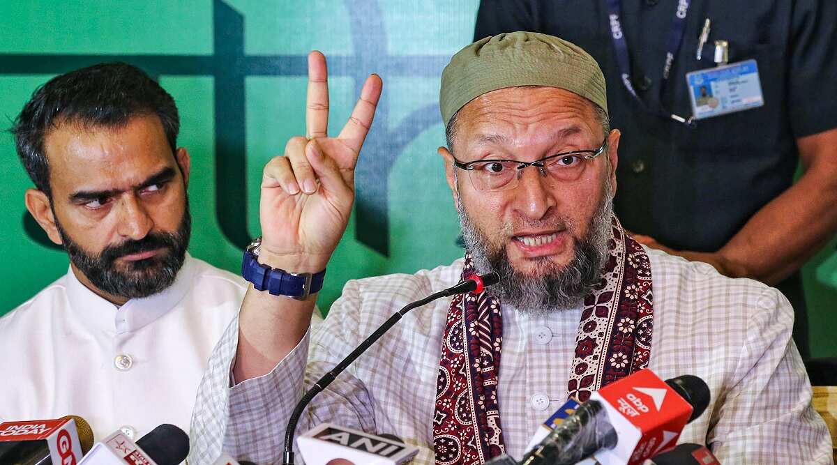 BJP panelists started taunting on AIMIM Says Change name of Asaduddin Owaisi to Mohammed Nafrat
