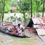 Food and drinking water crisis triggered by floods in Bangladesh