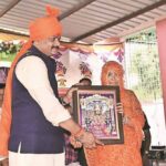 Gujarat education minister jitu vaghani asked the female sarpanch to remove the veil