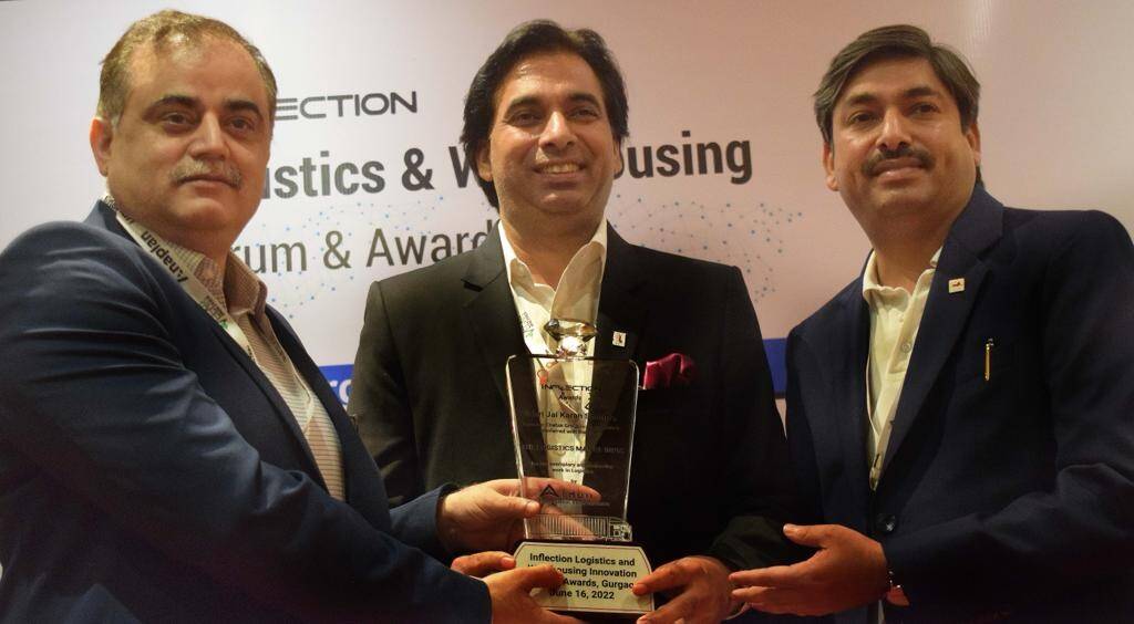 Haryana businessman and founder of Chetak Logistics Ltd Jay Karan Sharma awarded The Logistics Man of India by Alden Global Value Advisors
