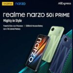 Realme Narzo 50i Prime launched price 142 usd features 5000mAh Battery - Realme Narzo 50i Prime's market entry, 5000mAh battery and beautiful look, price is low