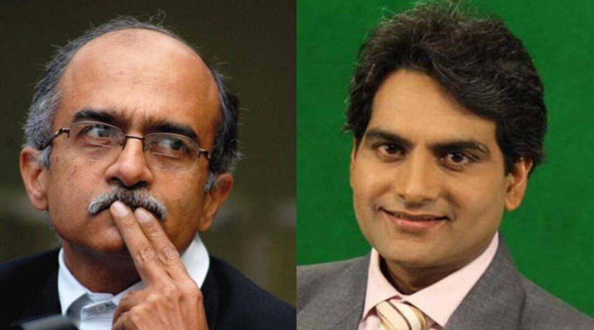 Sudhir Chaudhary-Amish Devgan arrived at the screening of "Prithviraj", then said Prashant Bhushan - the descendants of the emperor reached to ask for their rights!  Journalists said - but not of Aurangzeb?  - Sudhir Chaudhary-Amish Devgan arrived at the screening of Prithviraj, then Prashant Bhushan asked