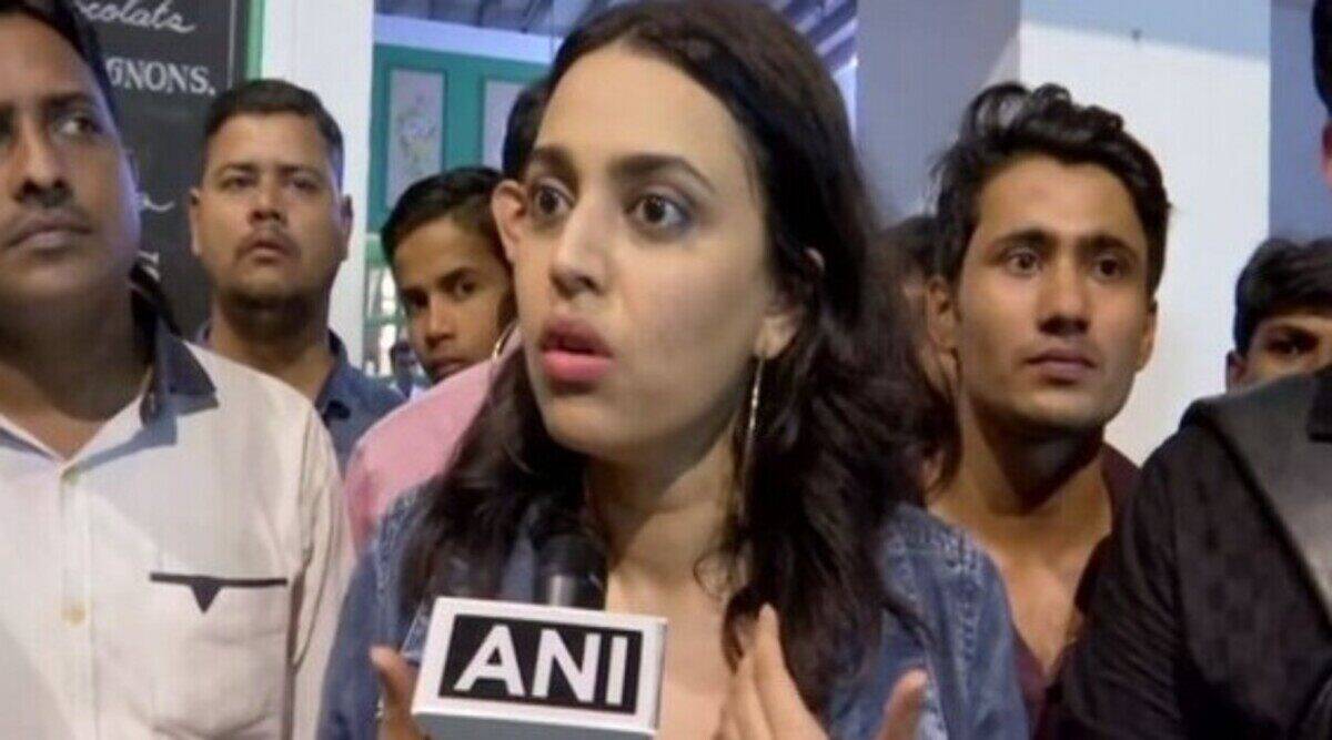 Swara Bhaskar got furious when BJP leader came in support of Nupur Sharma statement