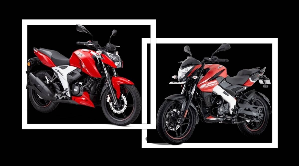 TVS Apache RTR 160 vs Bajaj Pulsar NS 160 Know which sports bike is best in price mileage and style - TVS Apache RTR 160 vs Bajaj Pulsar NS160: Which sports bike is better in price, mileage and style, read compare report