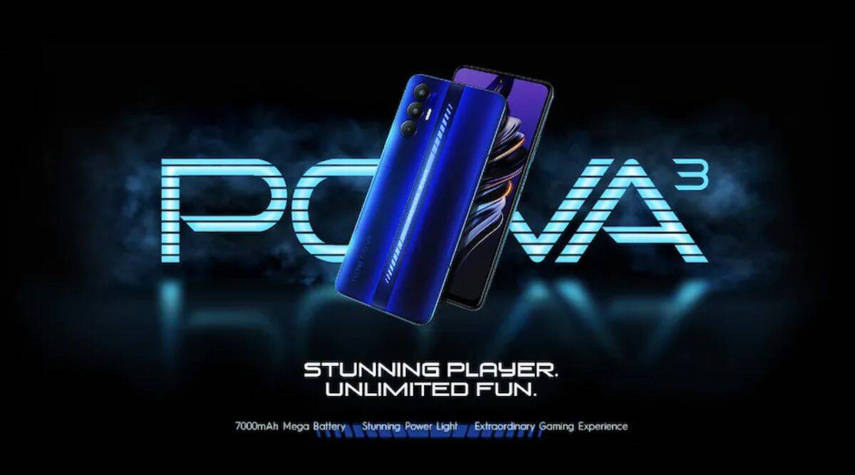 Tecno Pova 3 launched in India priced at Rs 11499 7000mAh Battery 50 Megapixel Primary Camera Specifications sale date 27 June